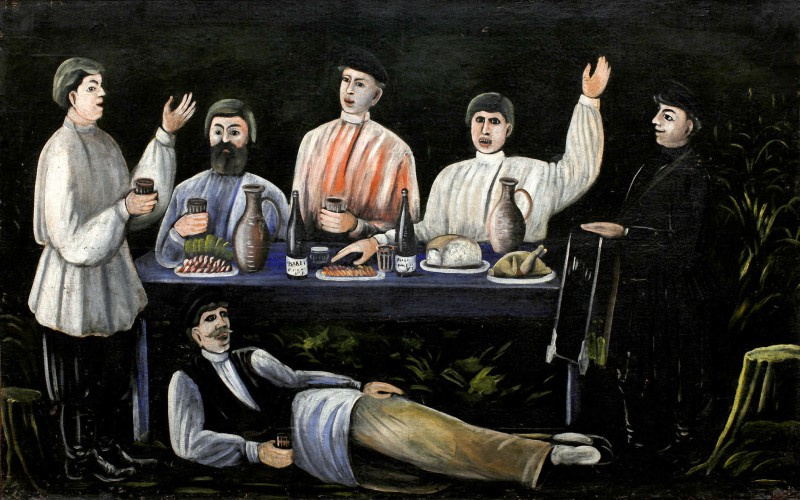 Niko Pirosmani (Pirosmanashvili). The feast of the Molokans