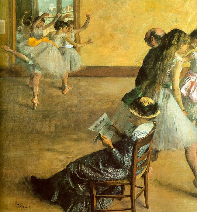 Edgar Degas. Ballet class