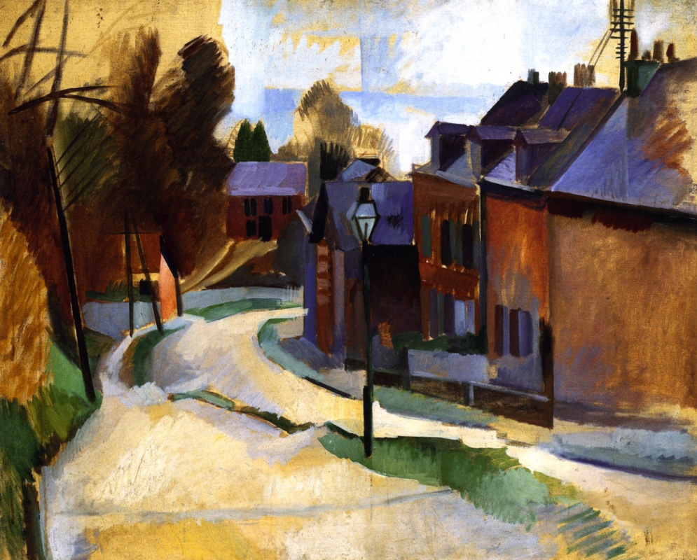 Robert Delaunay. Road in Laon