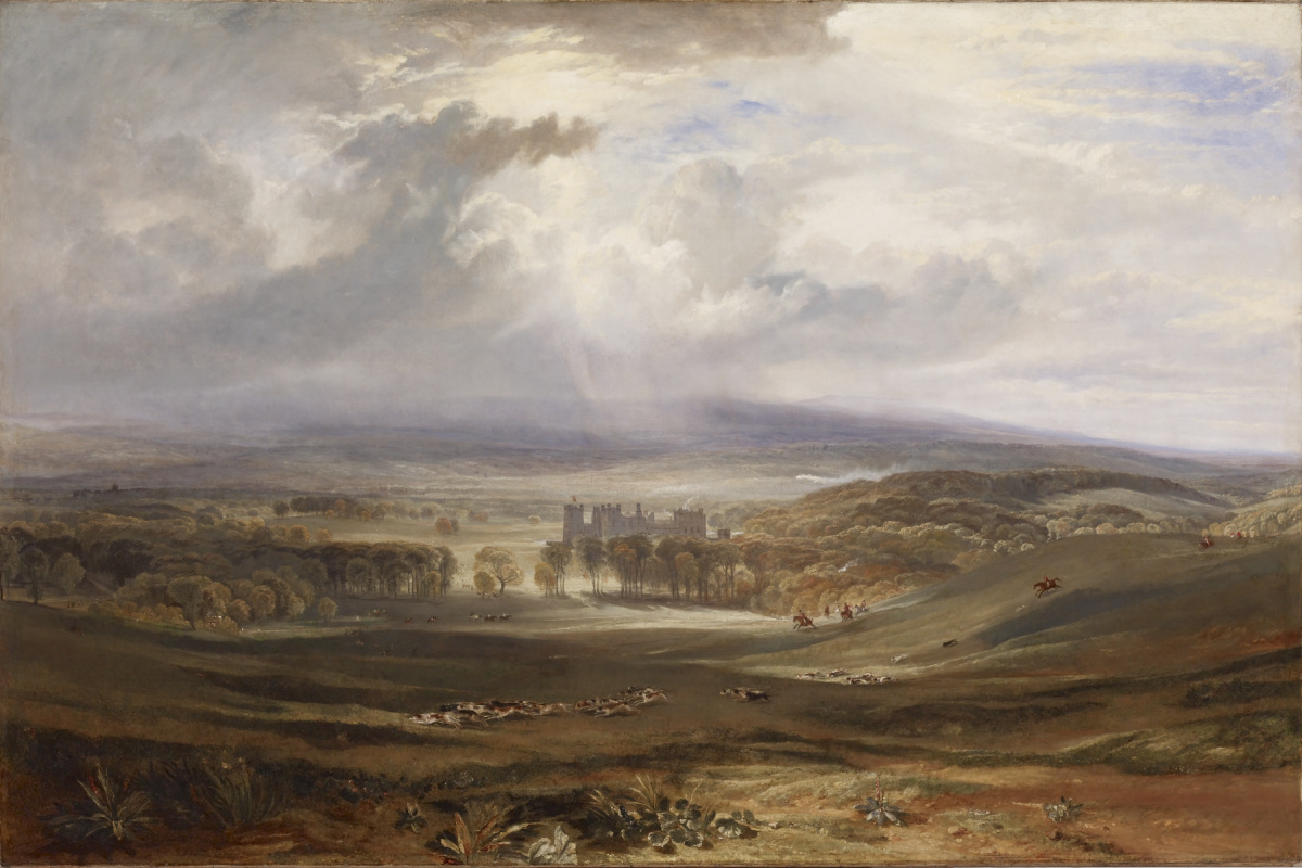 Joseph Mallord William Turner. Raby, castle, estate of the Earl of Darlington