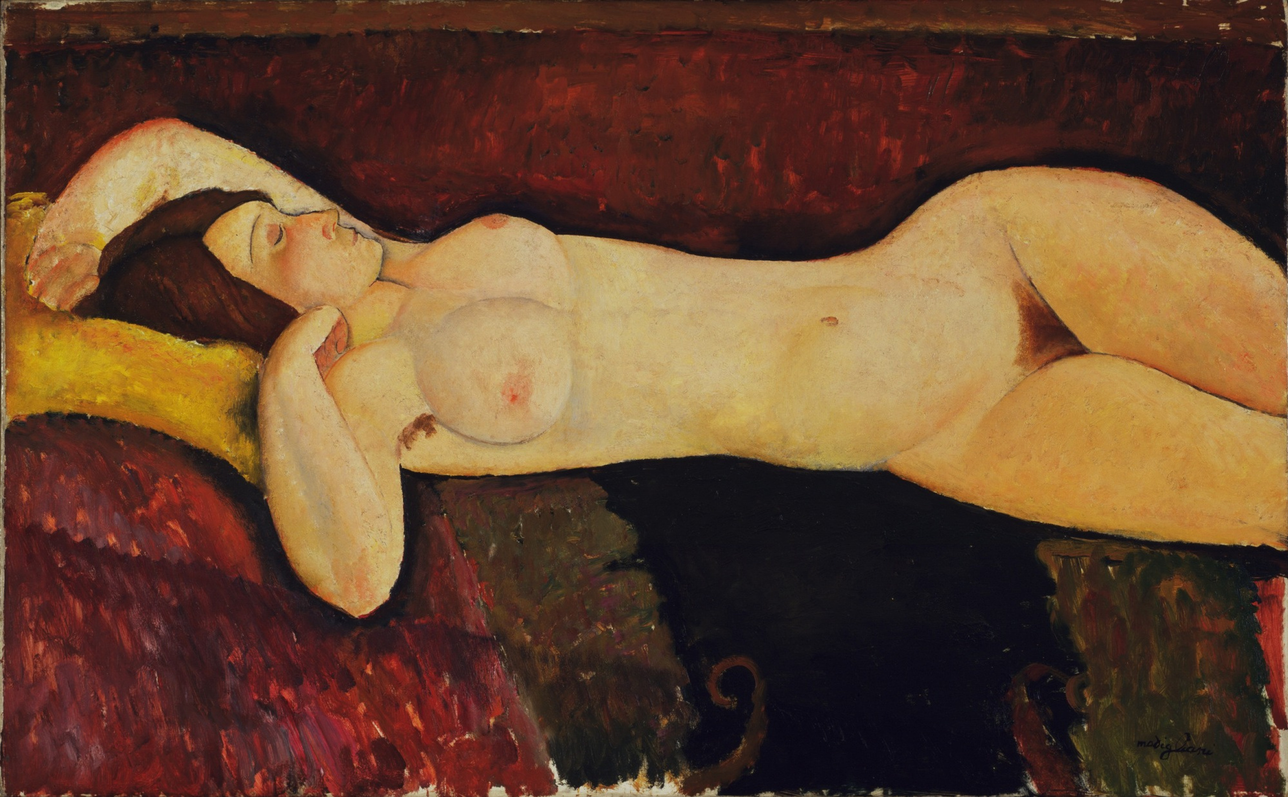 Amedeo Modigliani. Reclining Nude