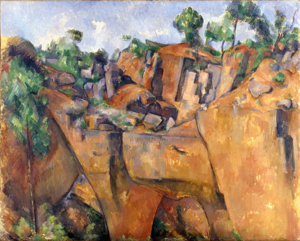 Paul Cezanne. Quarry at Bibemus