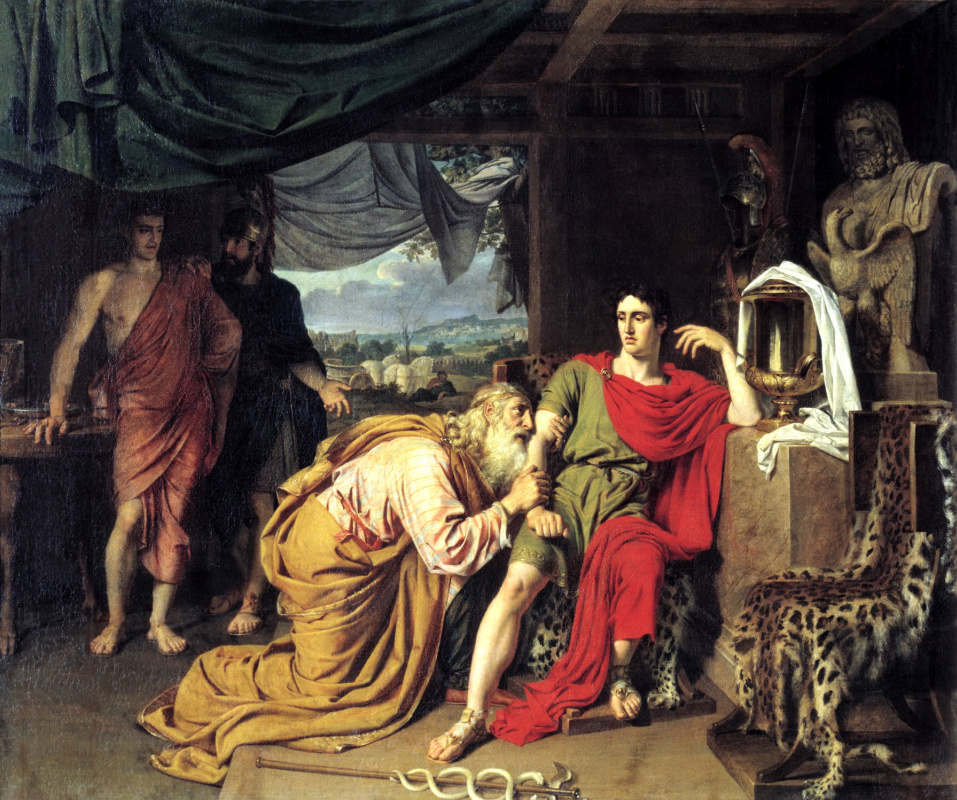 Alexandre Andreevitch Ivanov. Priam asking Achilles Hector's body