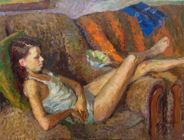 Anatoly Nikitovich Yanev. In the easy chair