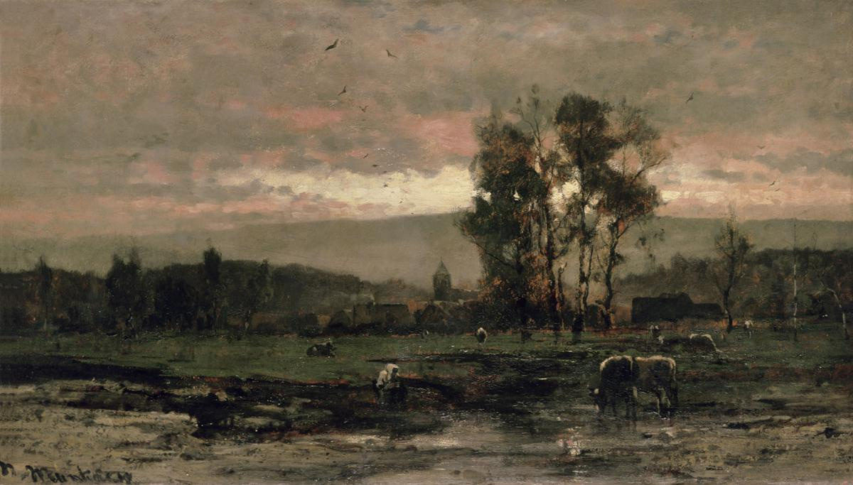 Mihály Munkácsy. Twilight