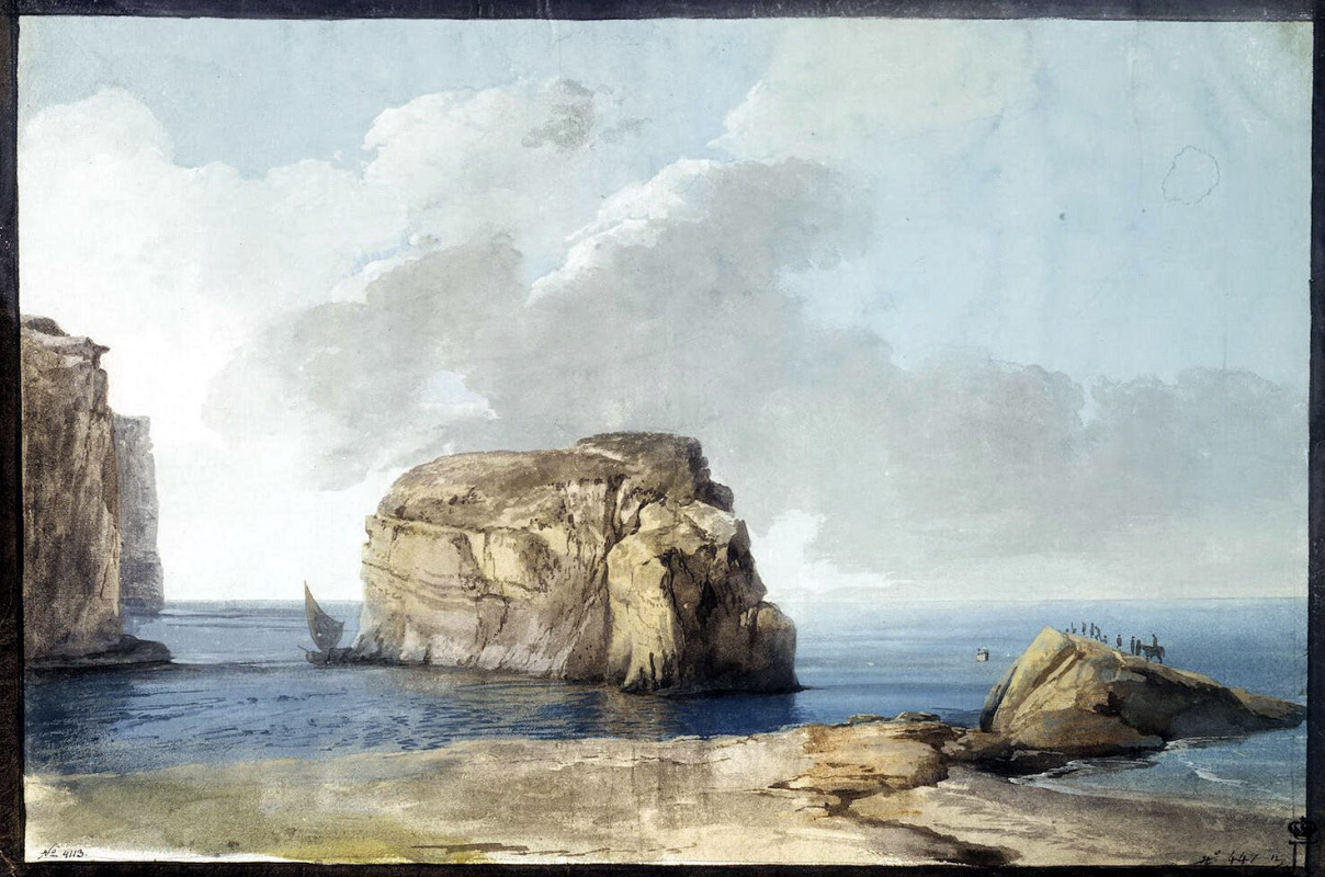 Jean-Pierre-Laurent Wael. View of Mushroom rock