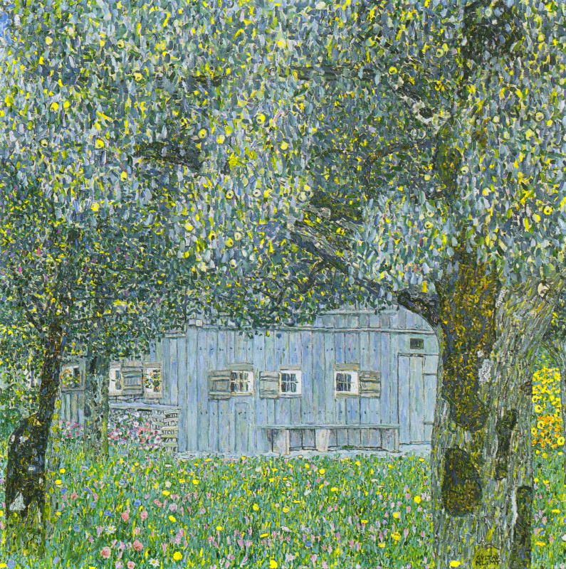 Gustav Klimt. Farmhouse in Upper Austria