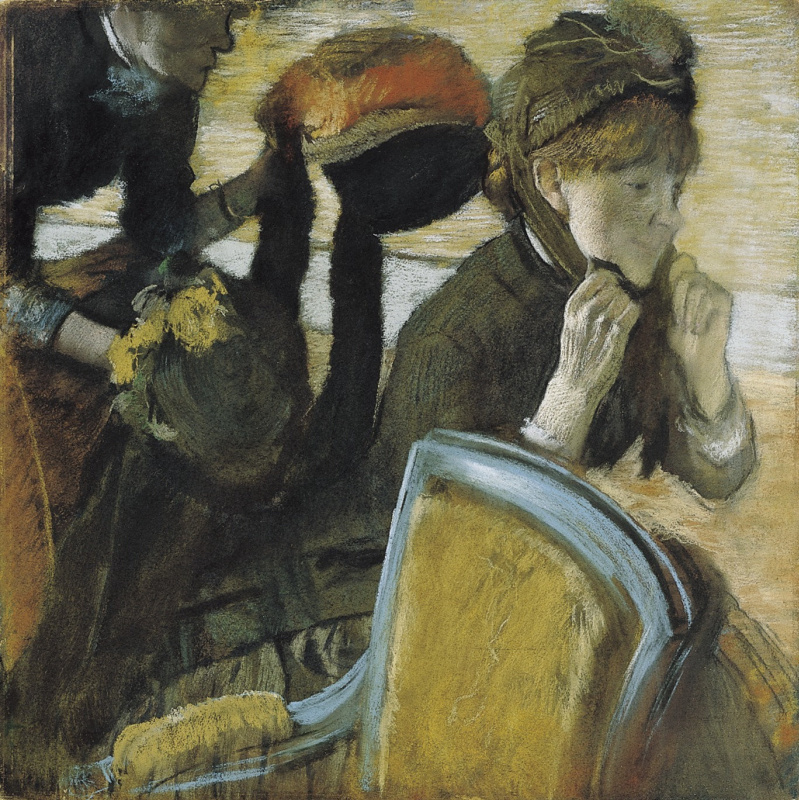 Edgar Degas. Apprenticed to a milliner