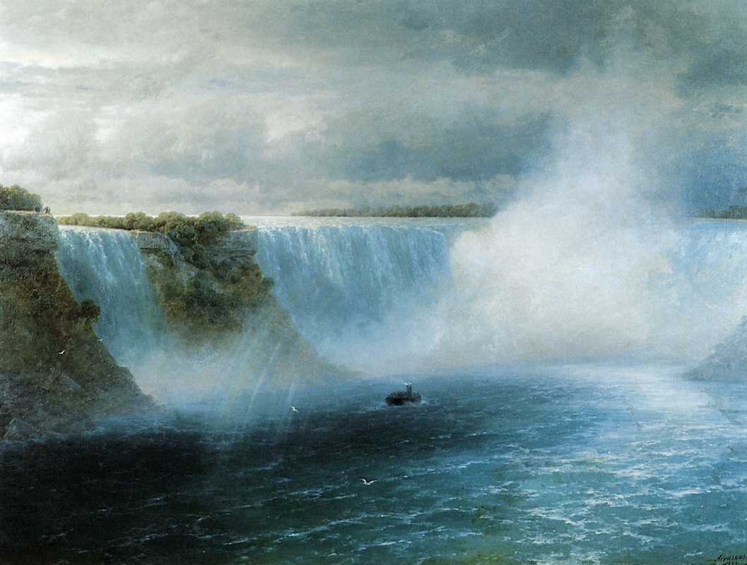 Ivan Aivazovsky. Cataratas del niagara