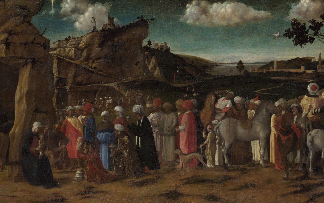 Giovanni Bellini. Adoración de los Reyes Magos