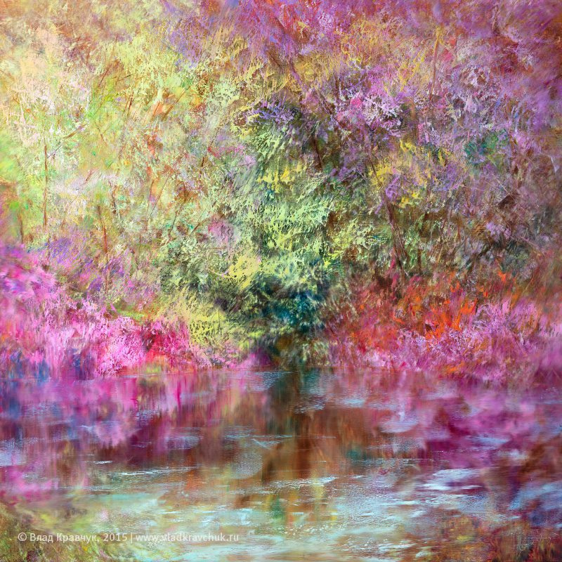 Vlad Kravchuk. Reflection, 2015. Oil on canvas, 100x100