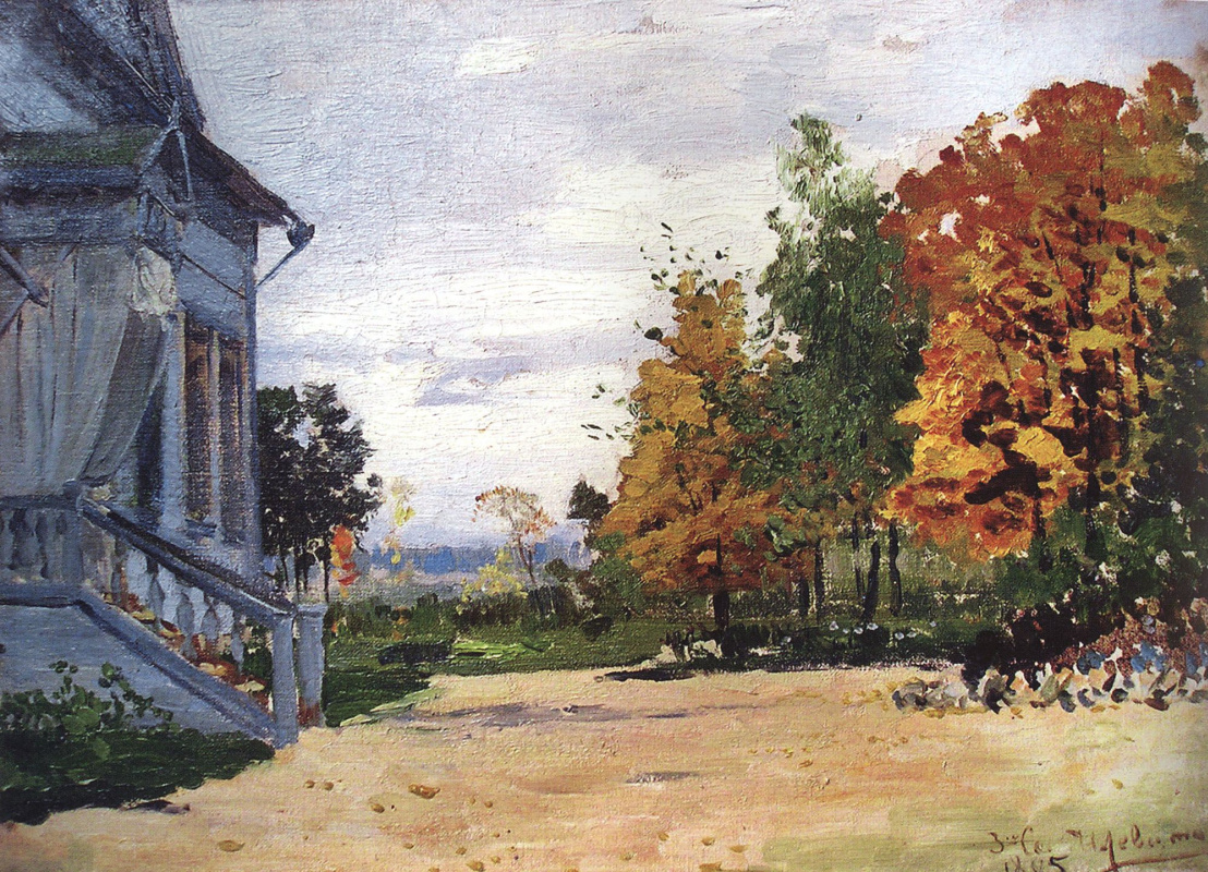 Isaac Levitan. Manor Babkino. House Kiselev