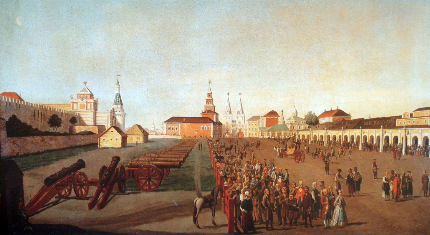 Friedrich Hilferding. Red Square in Moscow