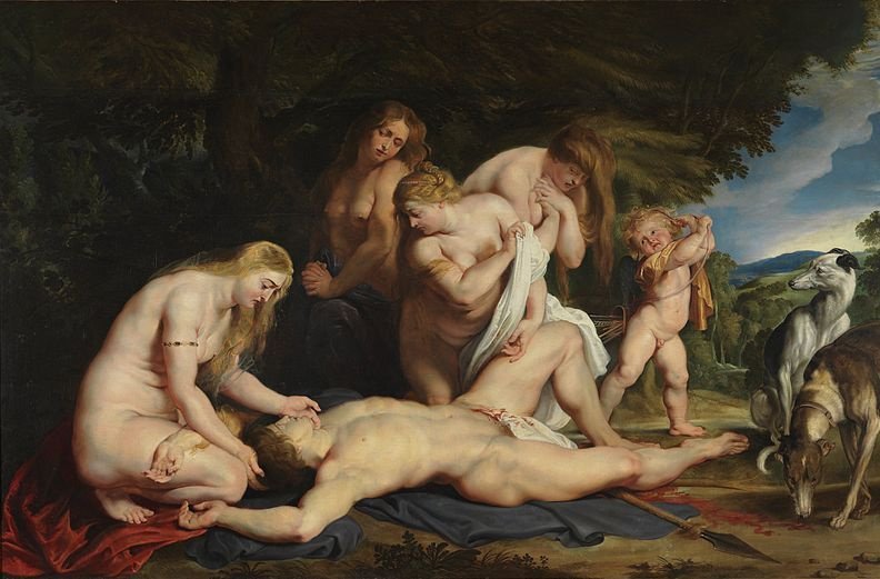 Peter Paul Rubens. Tod von Adonis