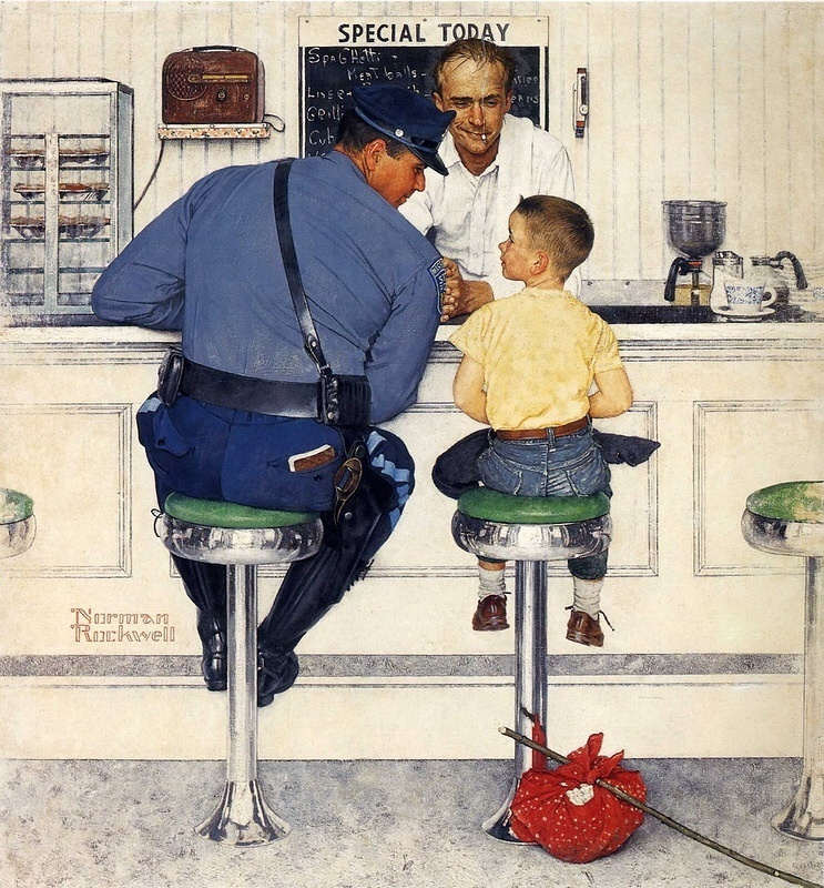 Norman Rockwell. The runaway