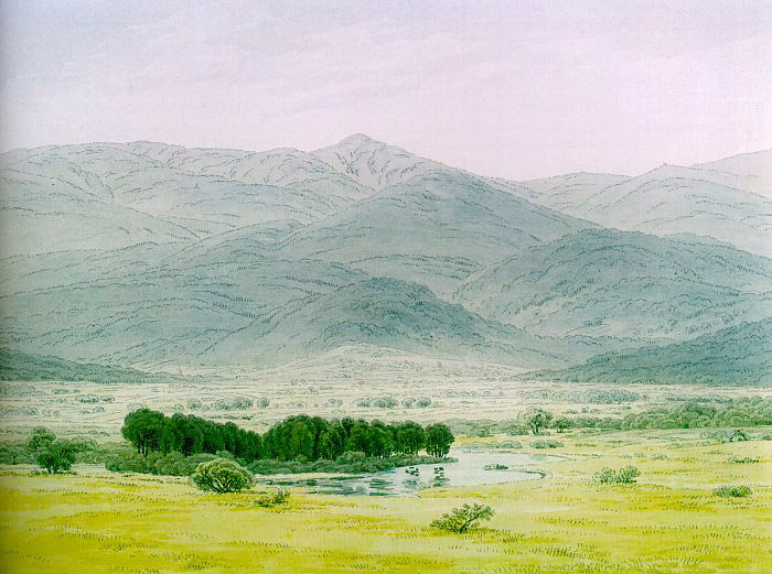 Каспар Давид Фридрих. Пейзаж в Исполиновых горах