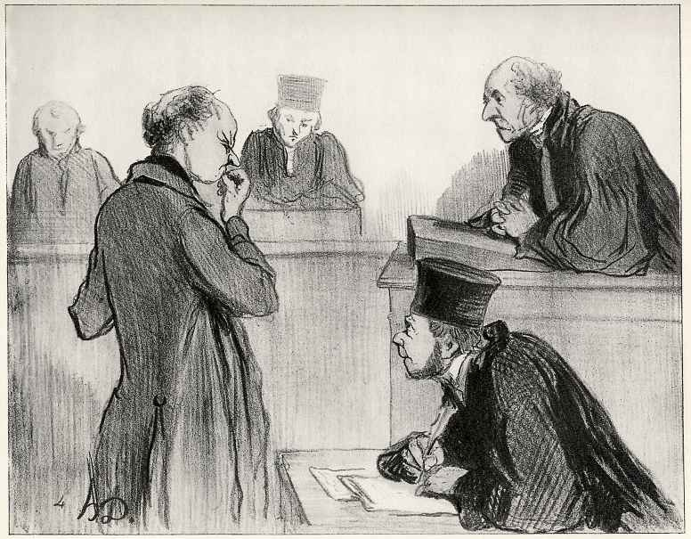 Honore Daumier.  Mr witness, remember what you did four years ago, on 9 April, between ten and eleven.