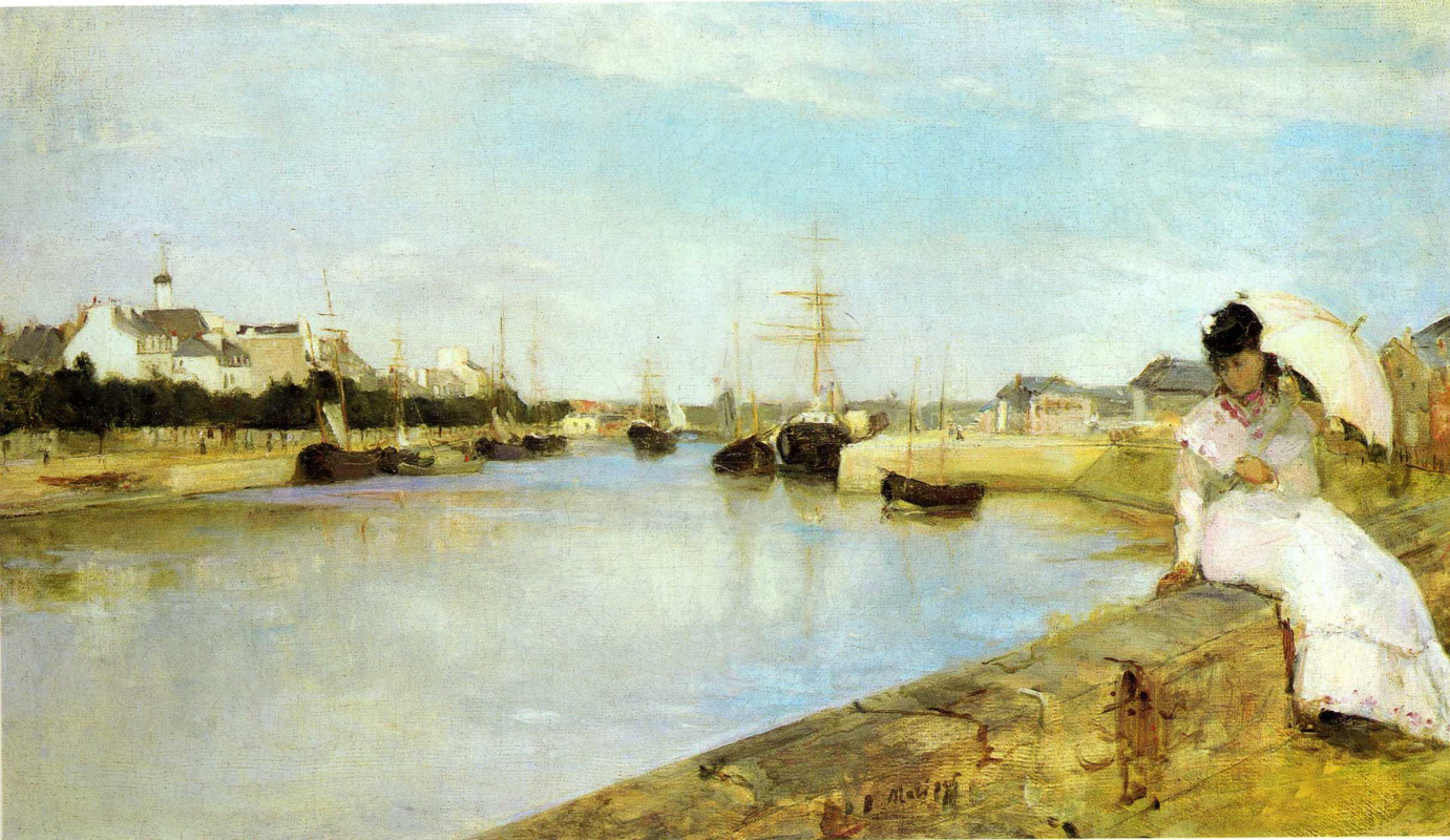 Berthe Morisot. The port in Lorient