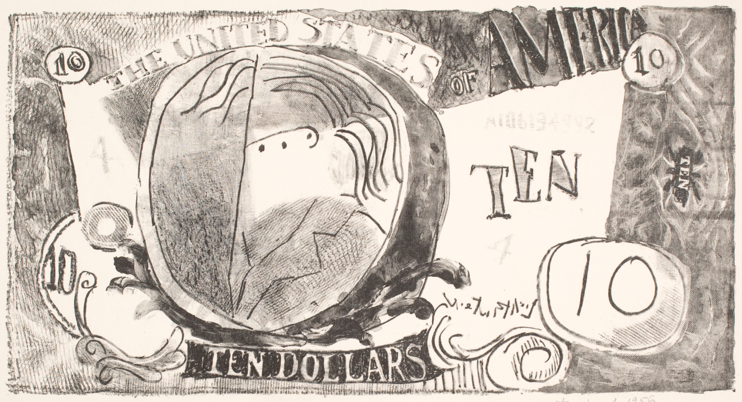 Roy Lichtenstein. Ten dollars