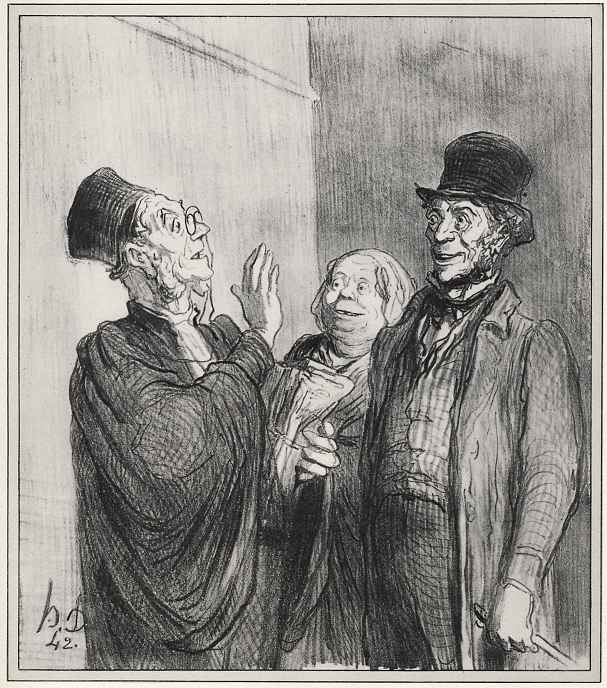 Honore Daumier. Don't worry, I also from Normandy
