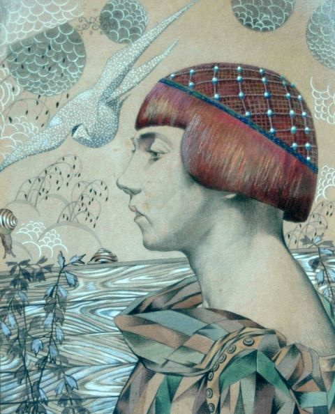 Mikhail Ivanovich Escarabajo. Muminay (Retrato de Catherine Vislotska)