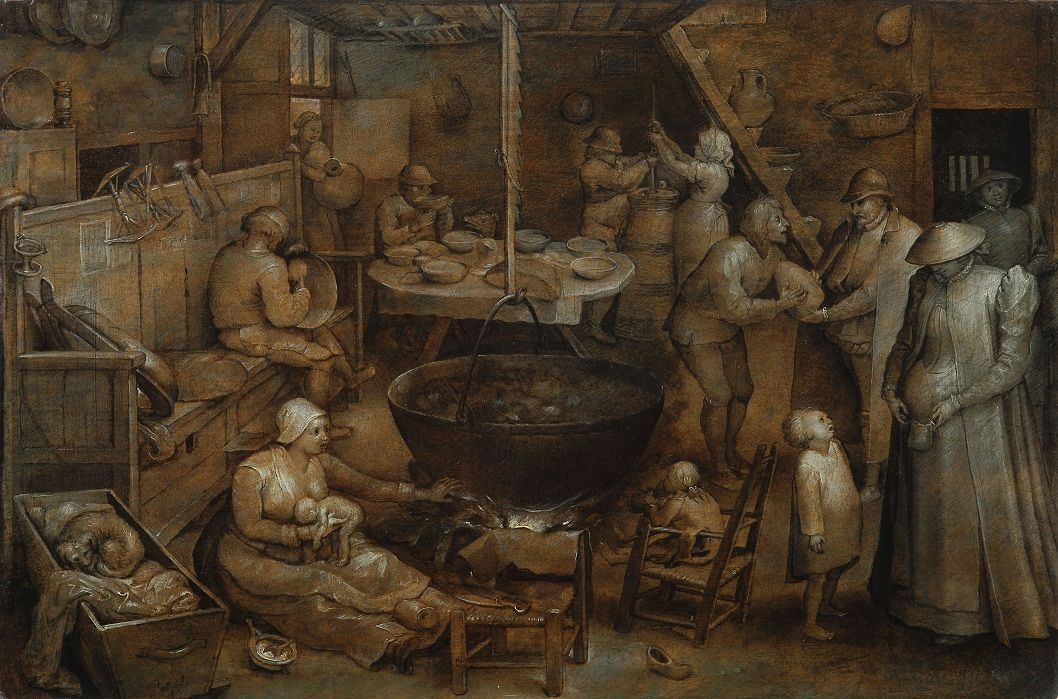 Jan Bruegel The Elder. Visit to farm house