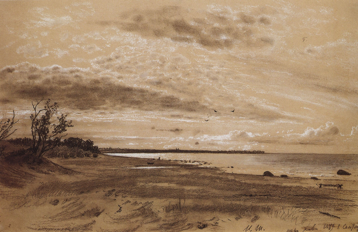 Ivan Ivanovich Shishkin. The shore of the sea. Mary Howie