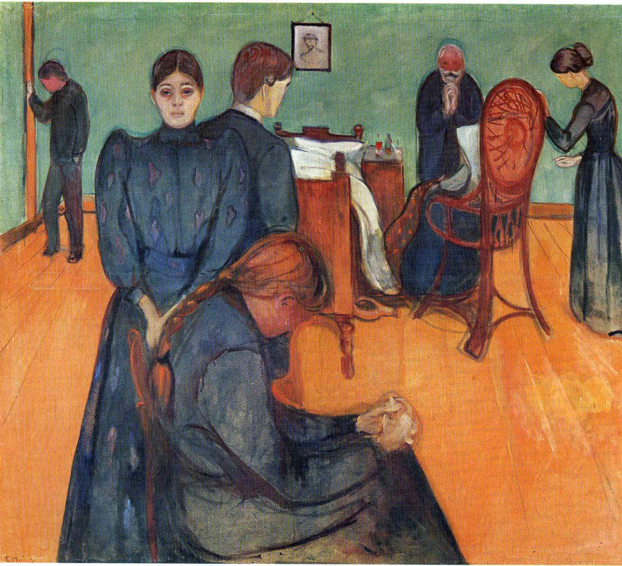 Edward Munch. Death in the sickroom