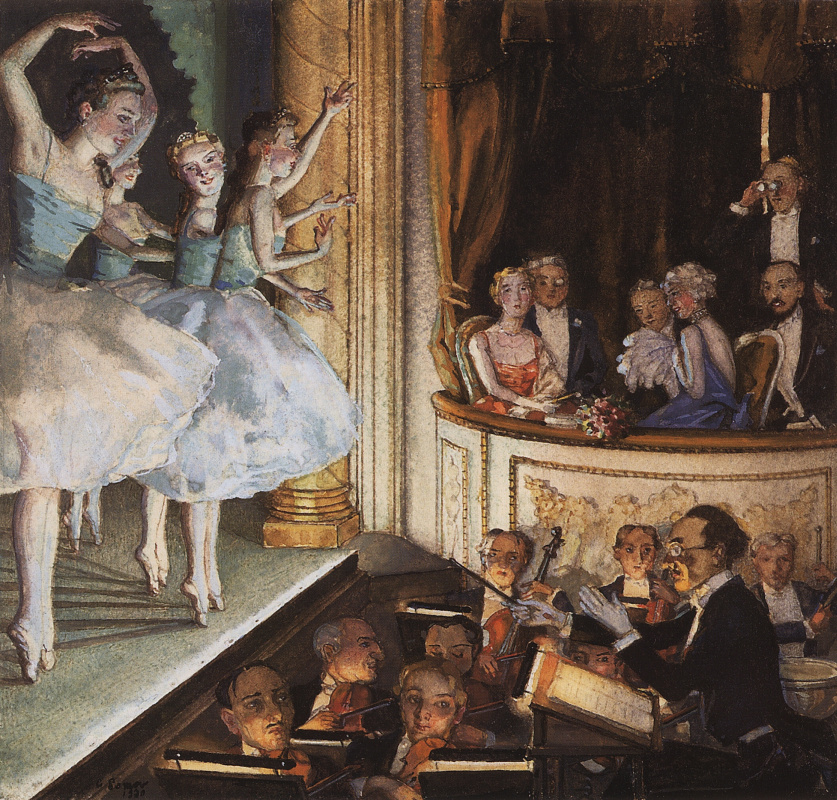 Konstantin Somov. Russian ballet