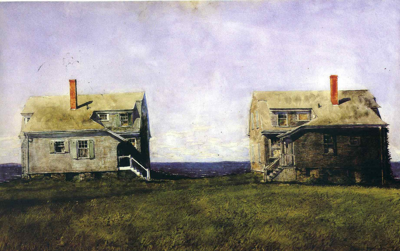 Jamie Wyeth. Semi-detached house