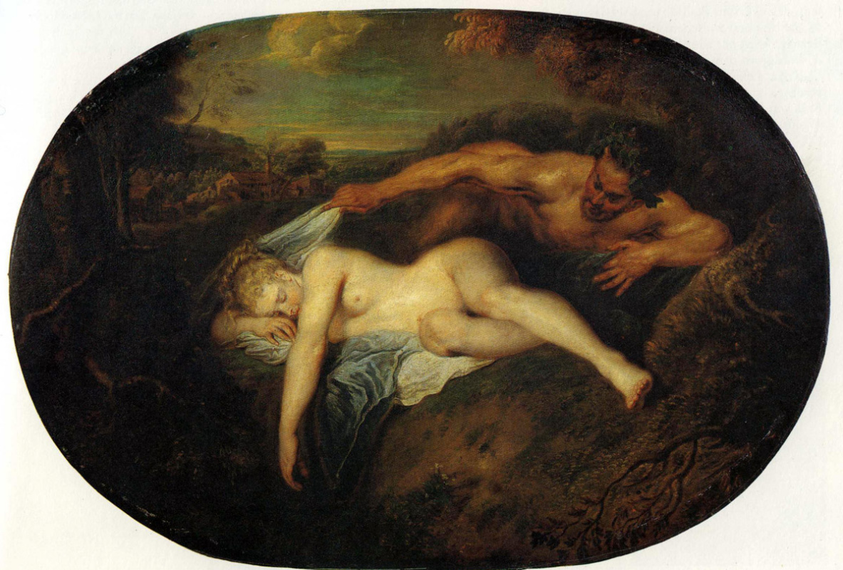 Antoine Watteau. Jupiter and Antiope