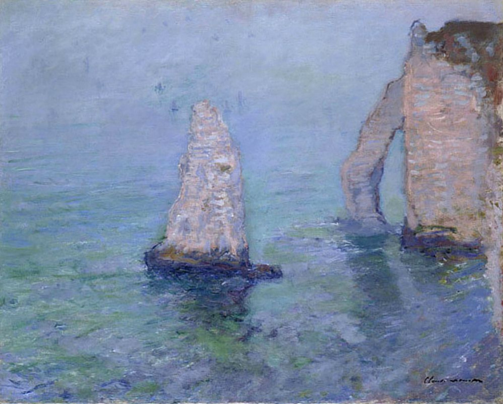 Claude Monet. The rock Needle and the Porte d Aval, Etretat