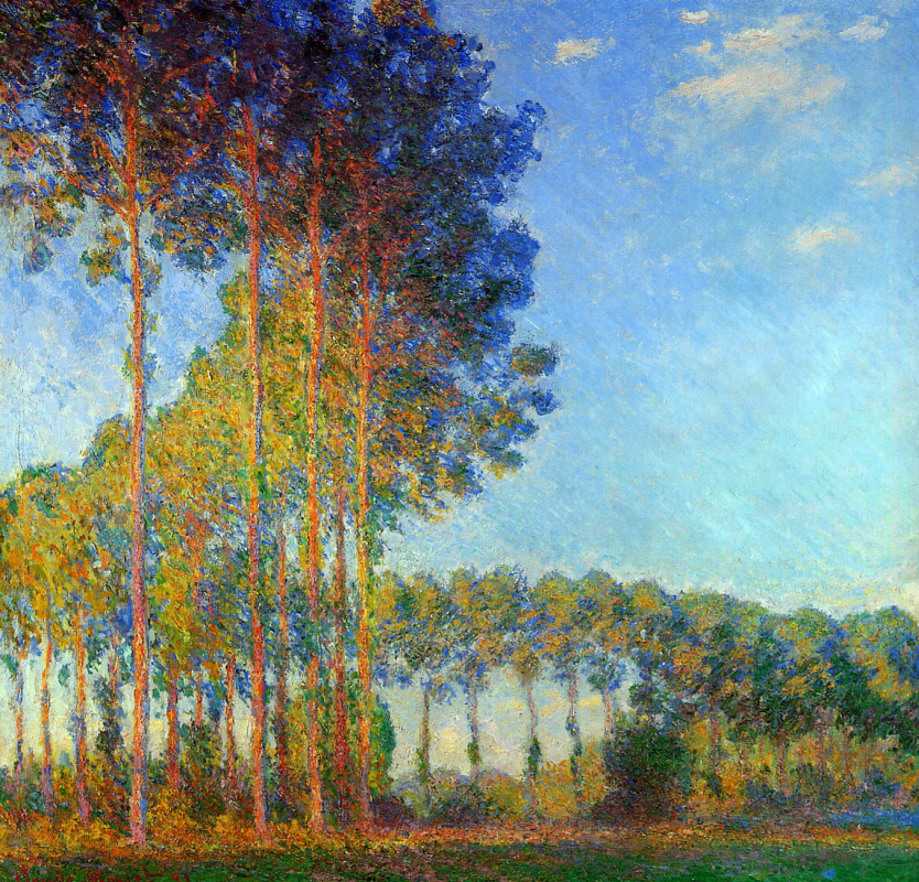 Claude Monet. Poplar