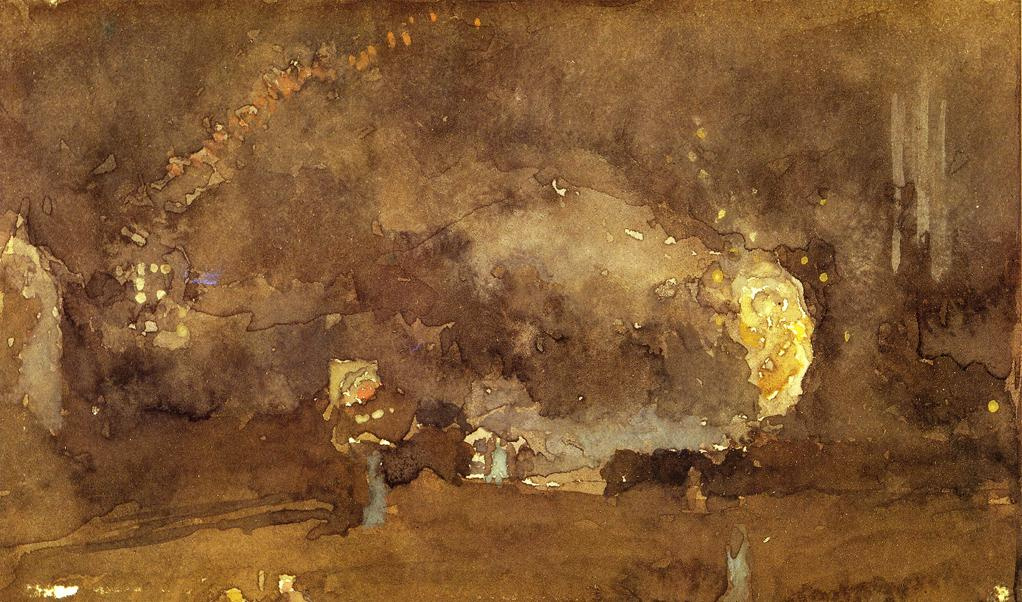 James Abbot McNeill Whistler. Fire wheel