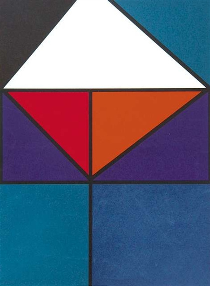 Johannes Itten. Plakat zur Ausstellung Baden-Baden