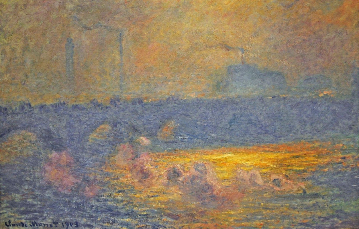 Claude Monet. Waterloo Bridge