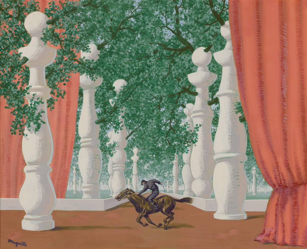 René Magritte. Le jockey perdu