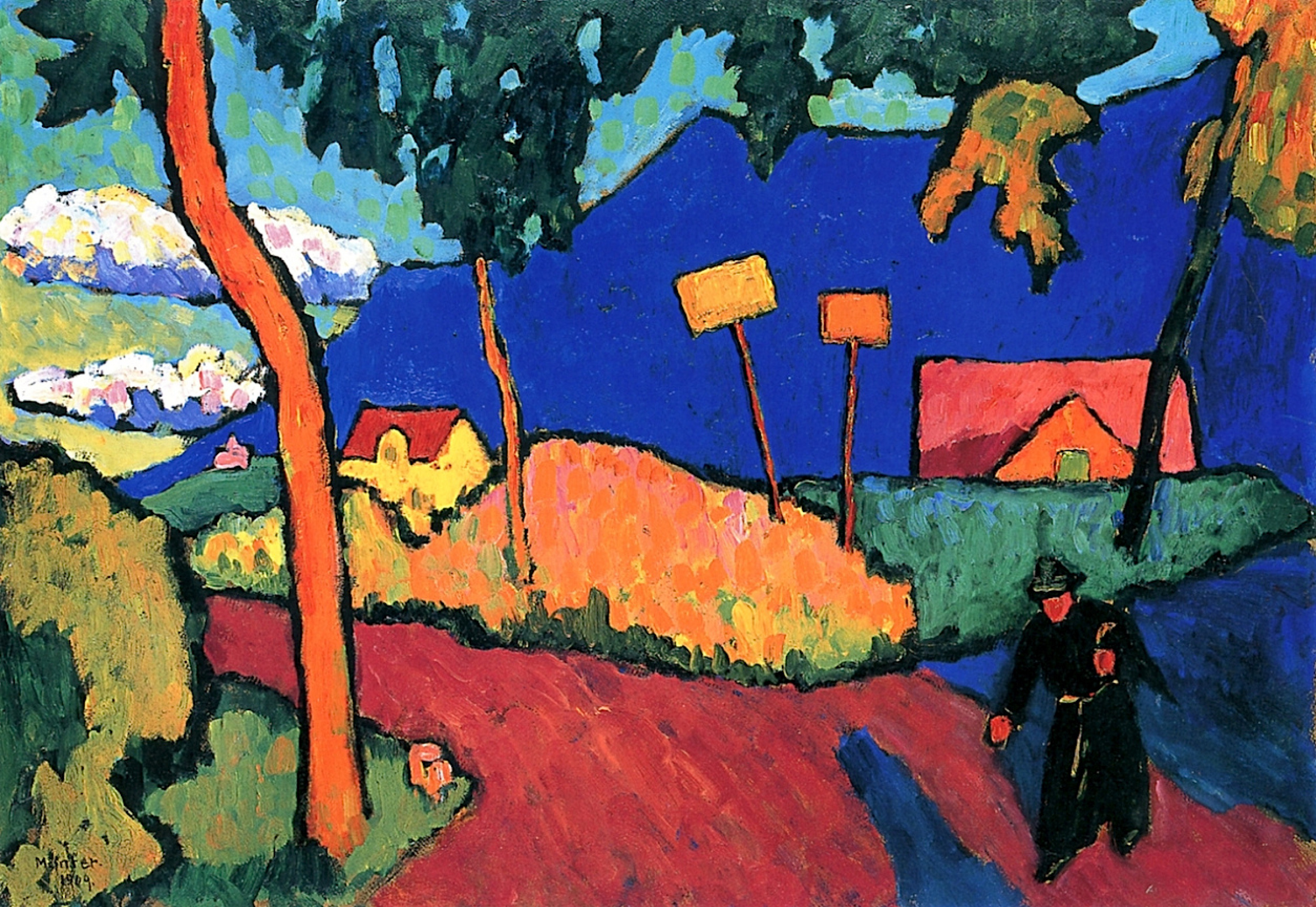 Gabriele Münter. The evening