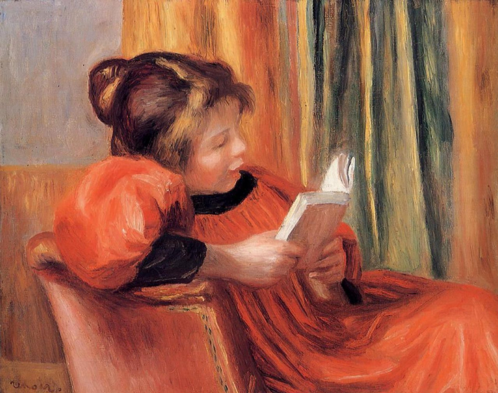 Pierre-Auguste Renoir. Girl reading