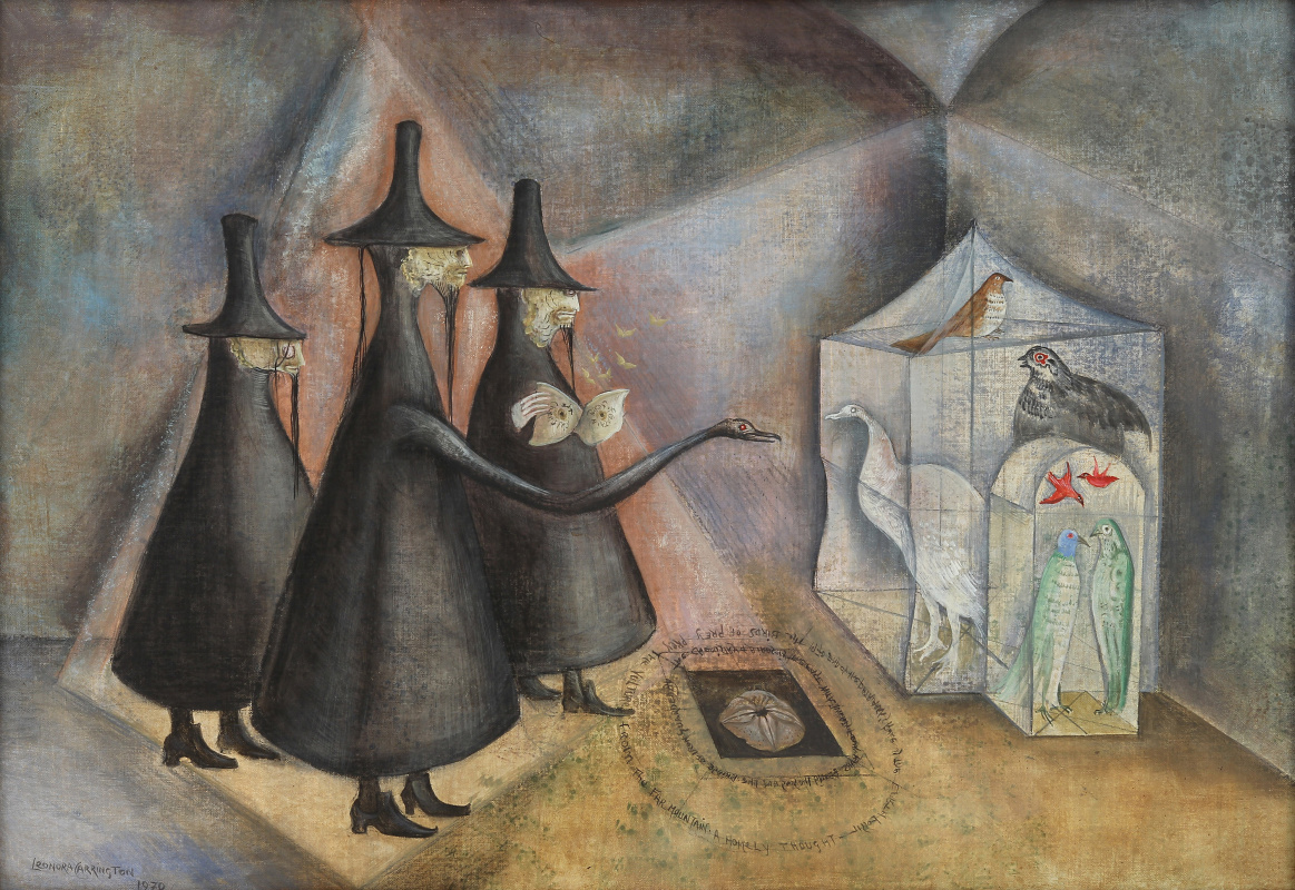 Leonora Carrington. The houses from Burnley