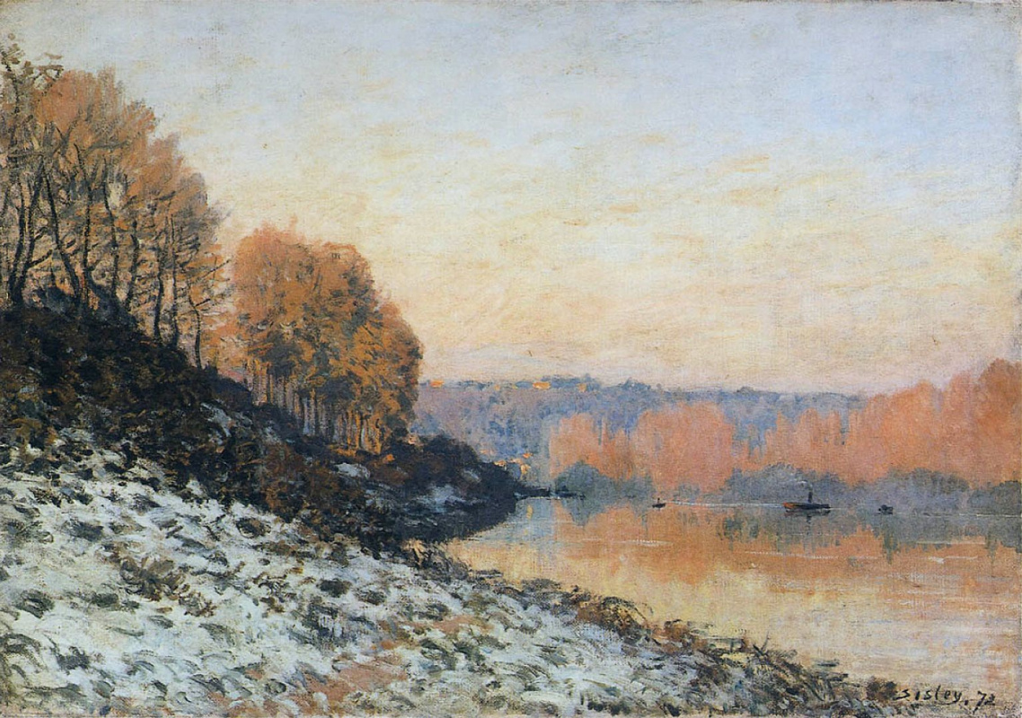 Alfred Sisley. Winter