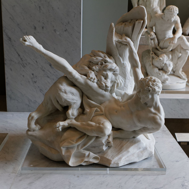 Étienne Maurice Falconet. Milo of Croton