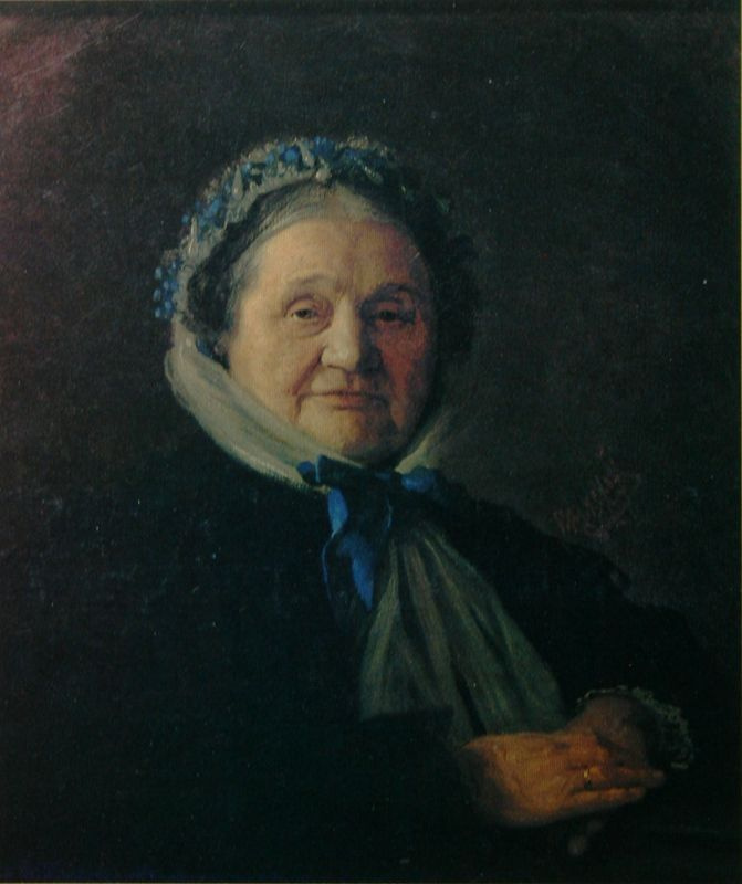Ivan Nikolayevich Kramskoy. Portrait VN Voeikova, die Großmutter des Künstlers V.D. Polenova