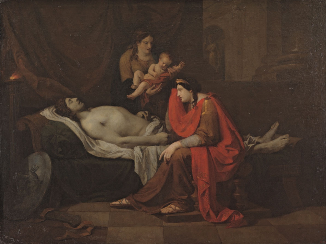 Petr Fedorovich Sokolov. Andromache mourns slain Hector. 1809