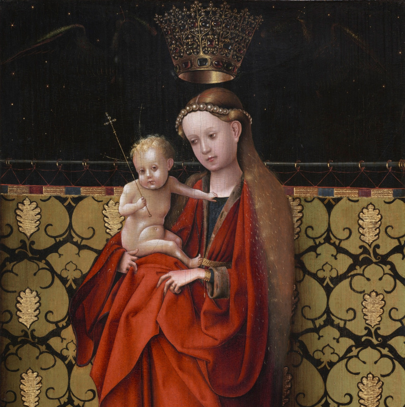 Stefan Lochner. Madonna, crowned angels. About 1450 item