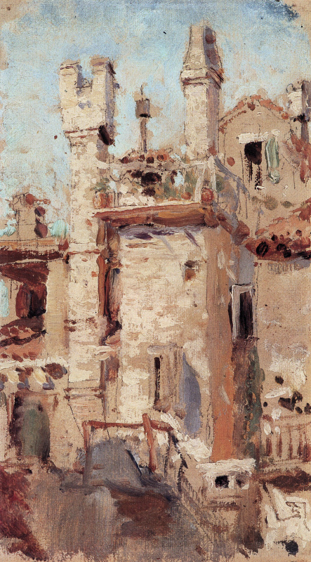 Vasily Polenov. Venice. Pipes