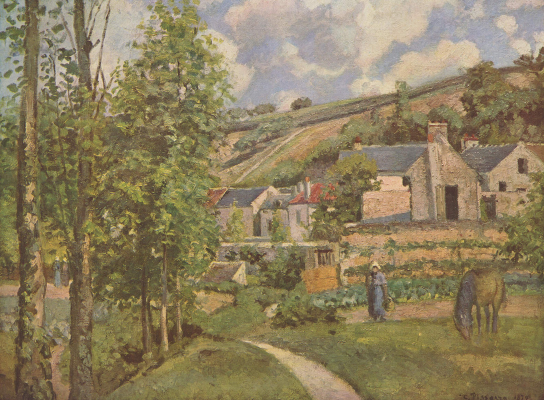 Camille Pissarro. Landscape near PONTOISE