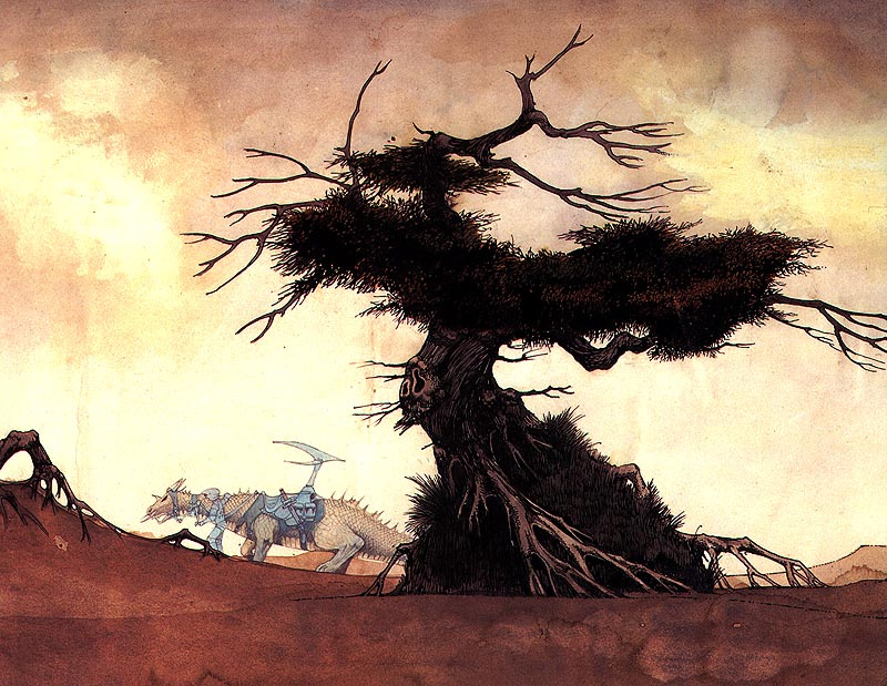 Roger Dean. The dragon tree