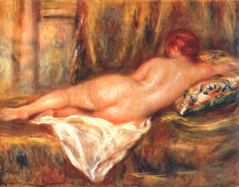 Pierre-Auguste Renoir. Reclining Nude