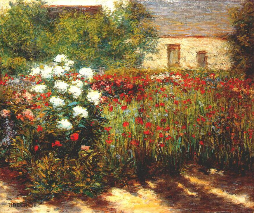 John Leslie Breck. Garden at Giverny